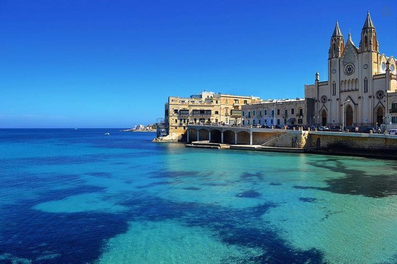 Marvelous 2 Bedroom Apartment By The Sea Qawra Kültér fotó